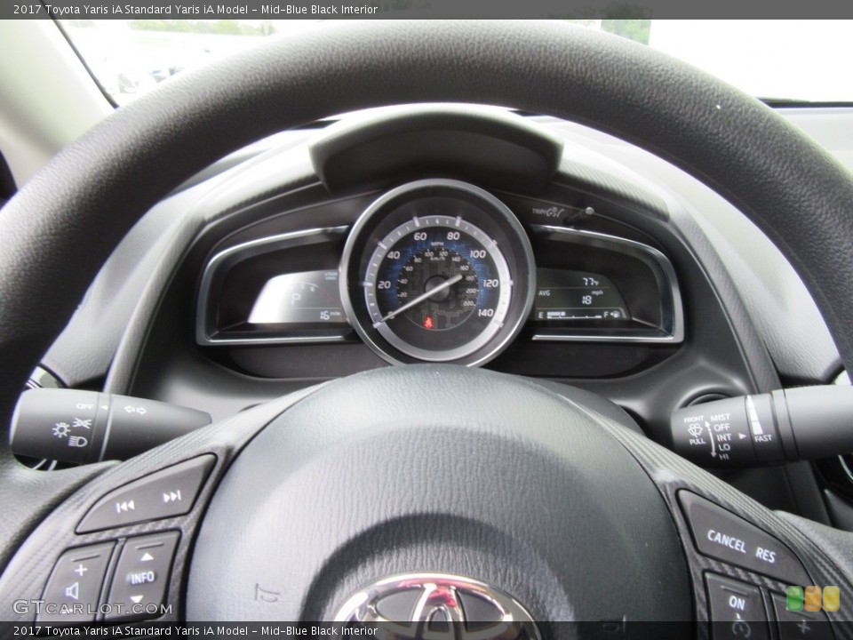 Mid-Blue Black Interior Gauges for the 2017 Toyota Yaris iA  #116491071