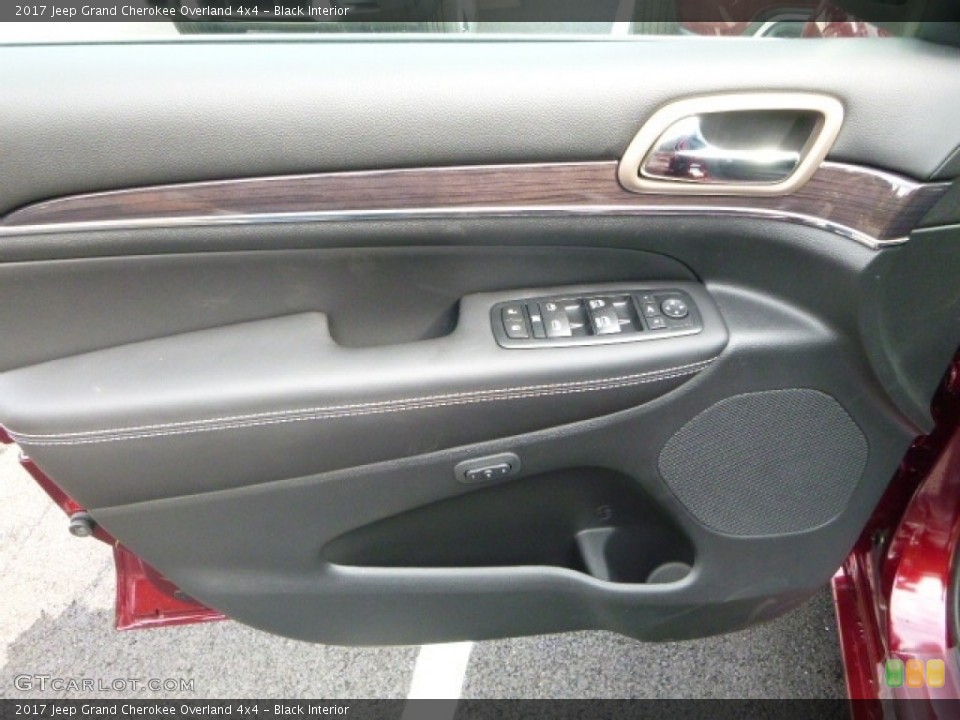Black Interior Door Panel for the 2017 Jeep Grand Cherokee Overland 4x4 #116494506