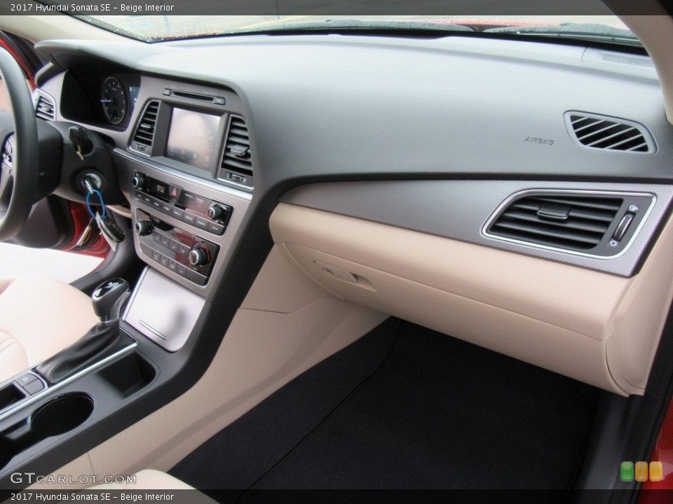 Beige Interior Dashboard for the 2017 Hyundai Sonata SE #116496780