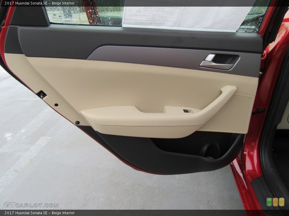 Beige Interior Door Panel for the 2017 Hyundai Sonata SE #116496808