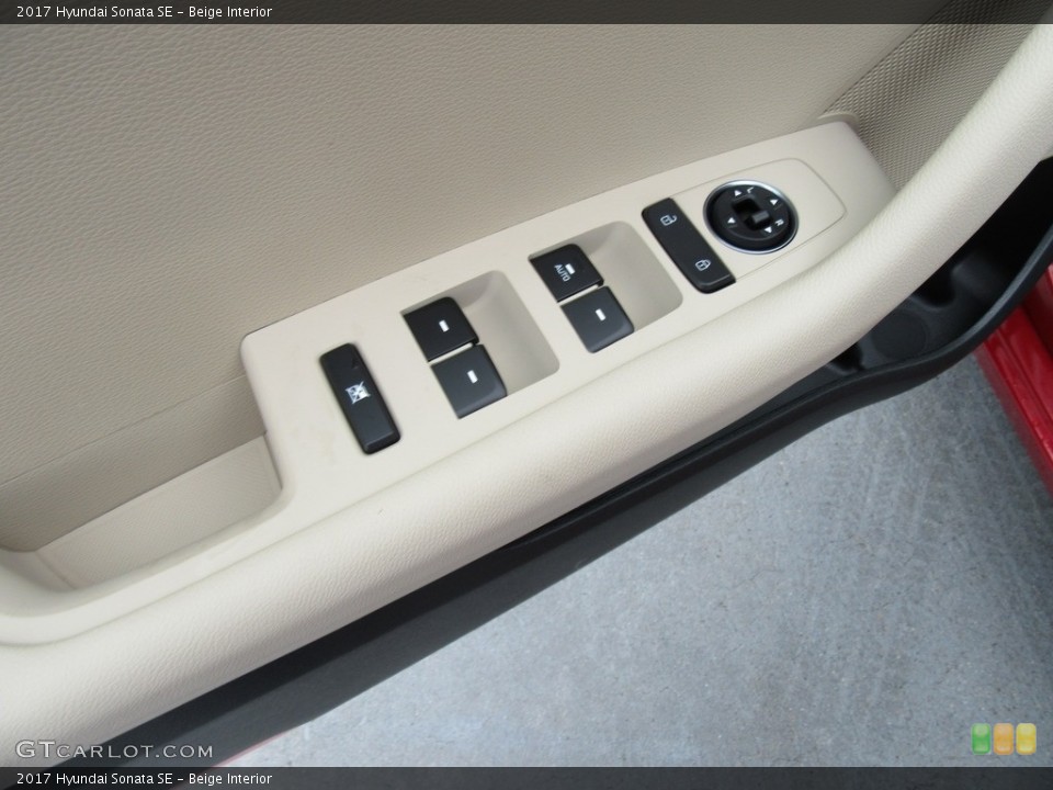 Beige Interior Controls for the 2017 Hyundai Sonata SE #116496897