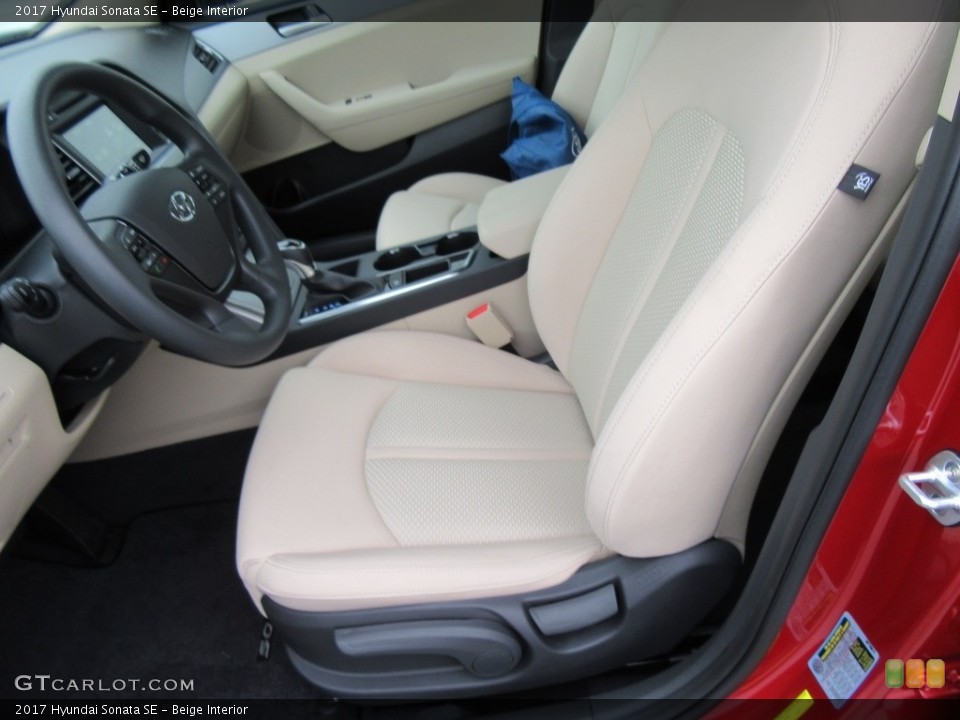 Beige Interior Front Seat for the 2017 Hyundai Sonata SE #116496924