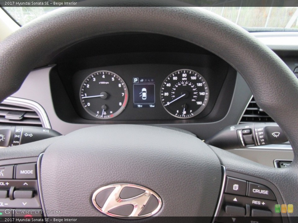 Beige Interior Controls for the 2017 Hyundai Sonata SE #116497185