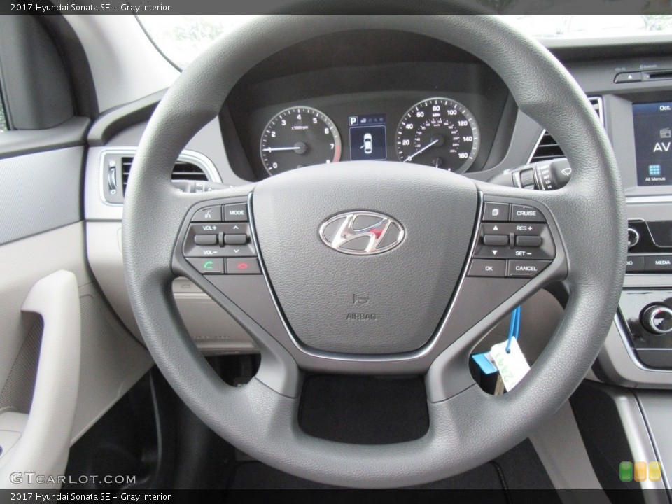 Gray Interior Steering Wheel for the 2017 Hyundai Sonata SE #116498082