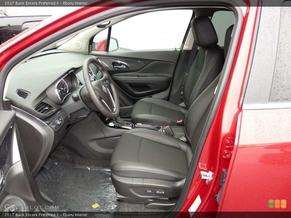 Ebony Interior Photo for the 2017 Buick Encore Preferred II #116503017
