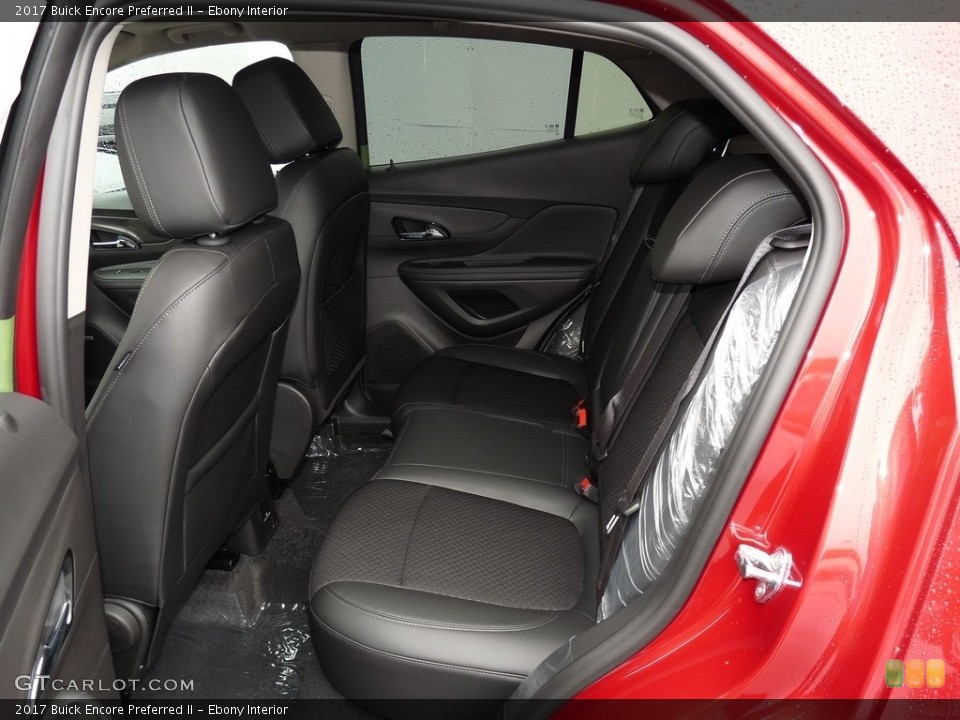 Ebony Interior Rear Seat for the 2017 Buick Encore Preferred II #116503044