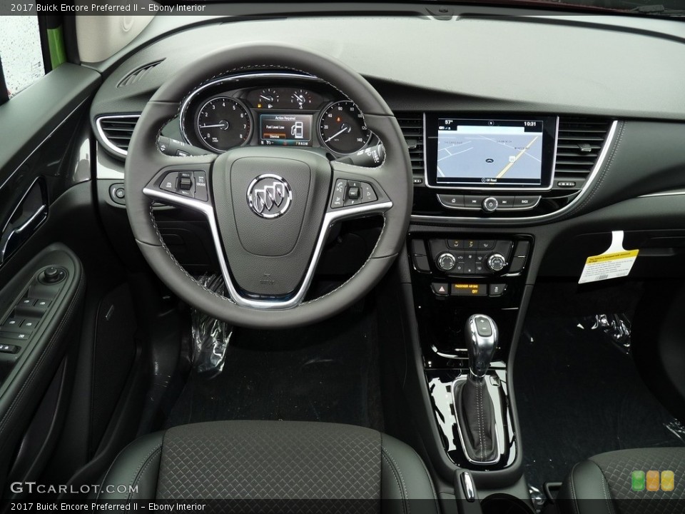 Ebony Interior Dashboard for the 2017 Buick Encore Preferred II #116503074