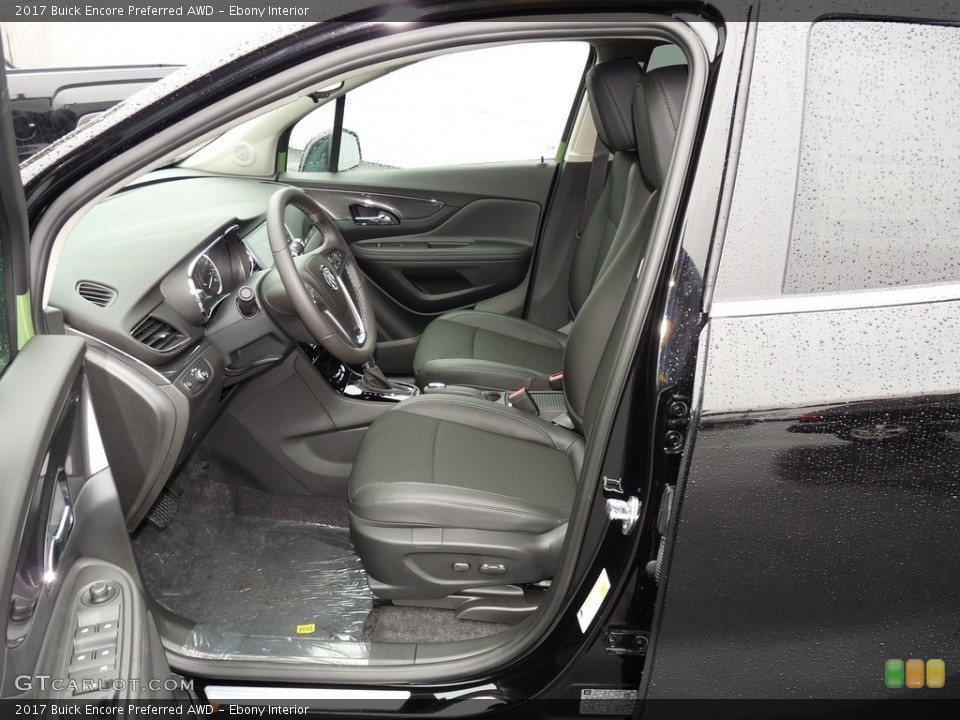 Ebony Interior Photo for the 2017 Buick Encore Preferred AWD #116503242