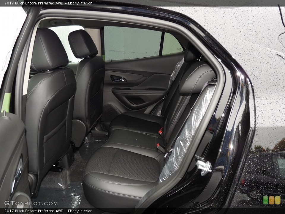 Ebony Interior Rear Seat for the 2017 Buick Encore Preferred AWD #116503267