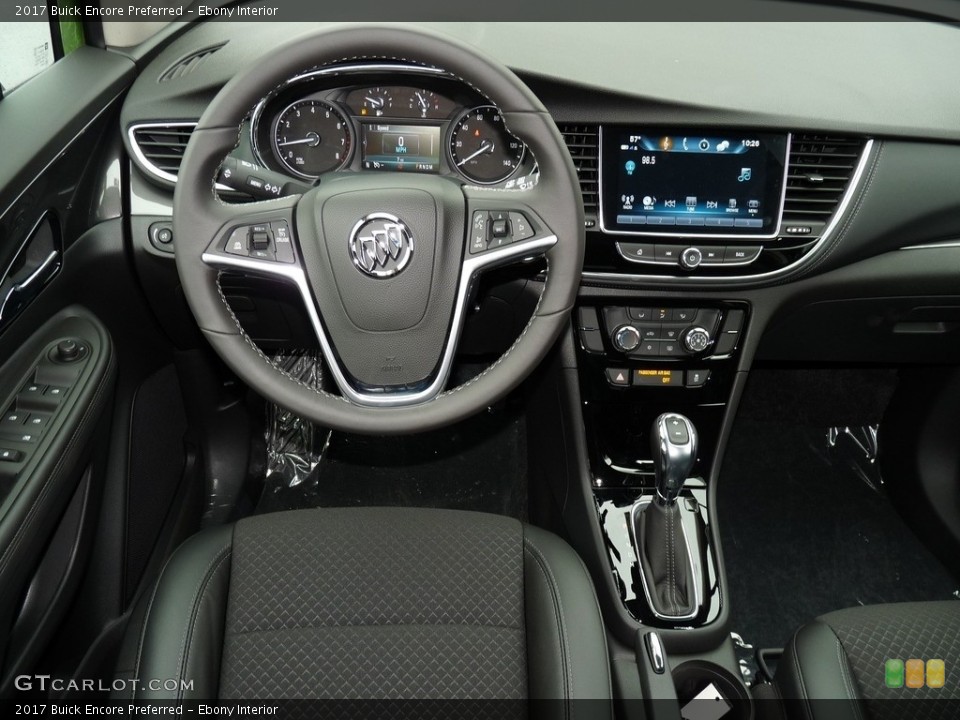 Ebony Interior Dashboard for the 2017 Buick Encore Preferred #116503518