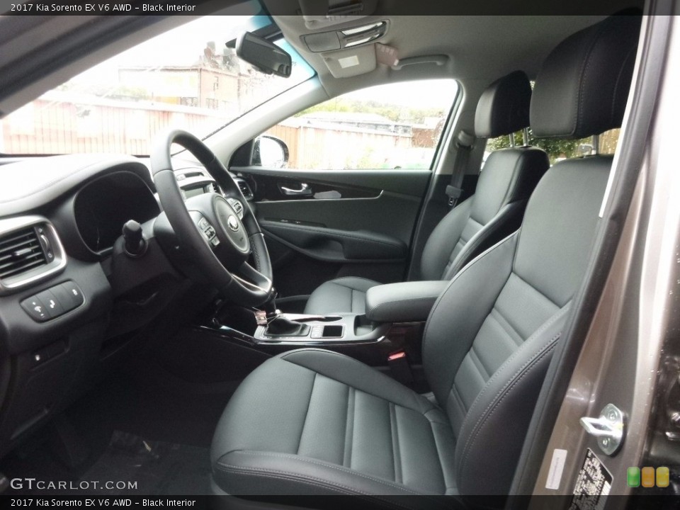 Black Interior Photo for the 2017 Kia Sorento EX V6 AWD #116512590