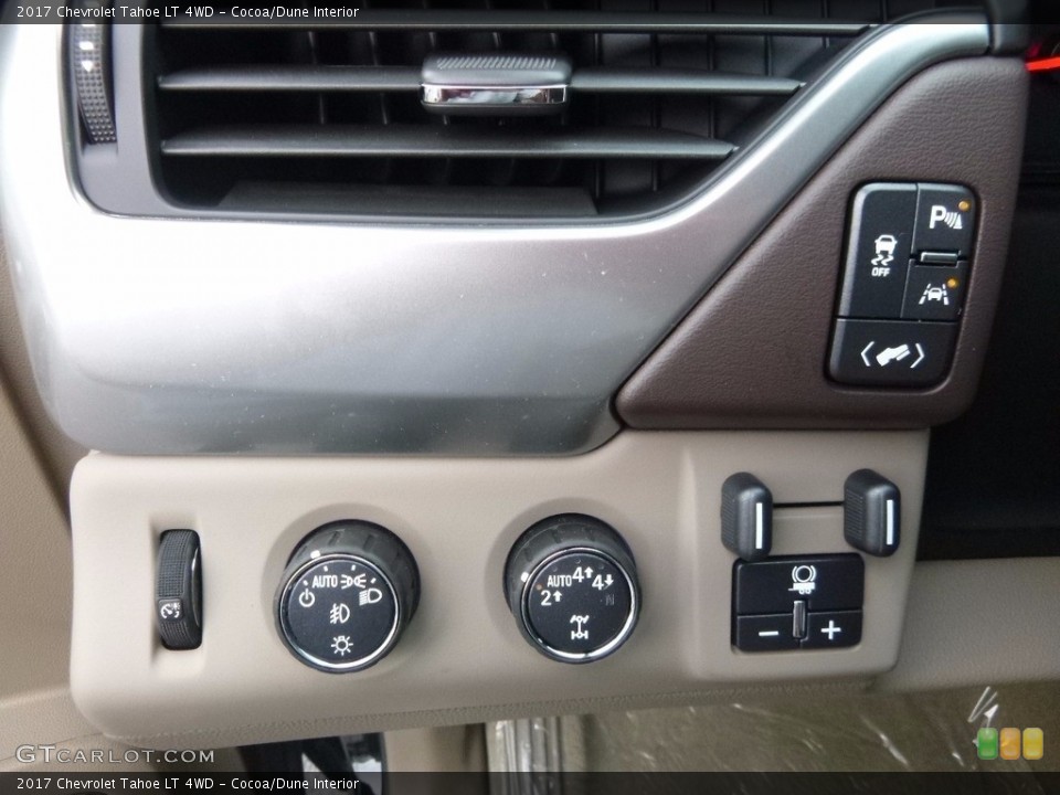 Cocoa/Dune Interior Controls for the 2017 Chevrolet Tahoe LT 4WD #116517381