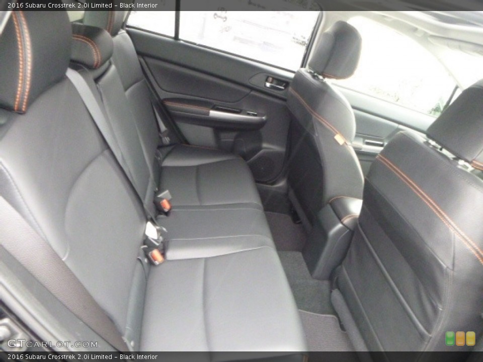Black Interior Rear Seat for the 2016 Subaru Crosstrek 2.0i Limited #116524539