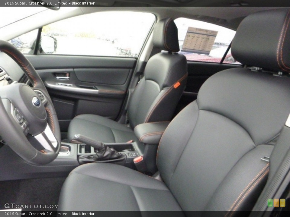 Black Interior Photo for the 2016 Subaru Crosstrek 2.0i Limited #116524716