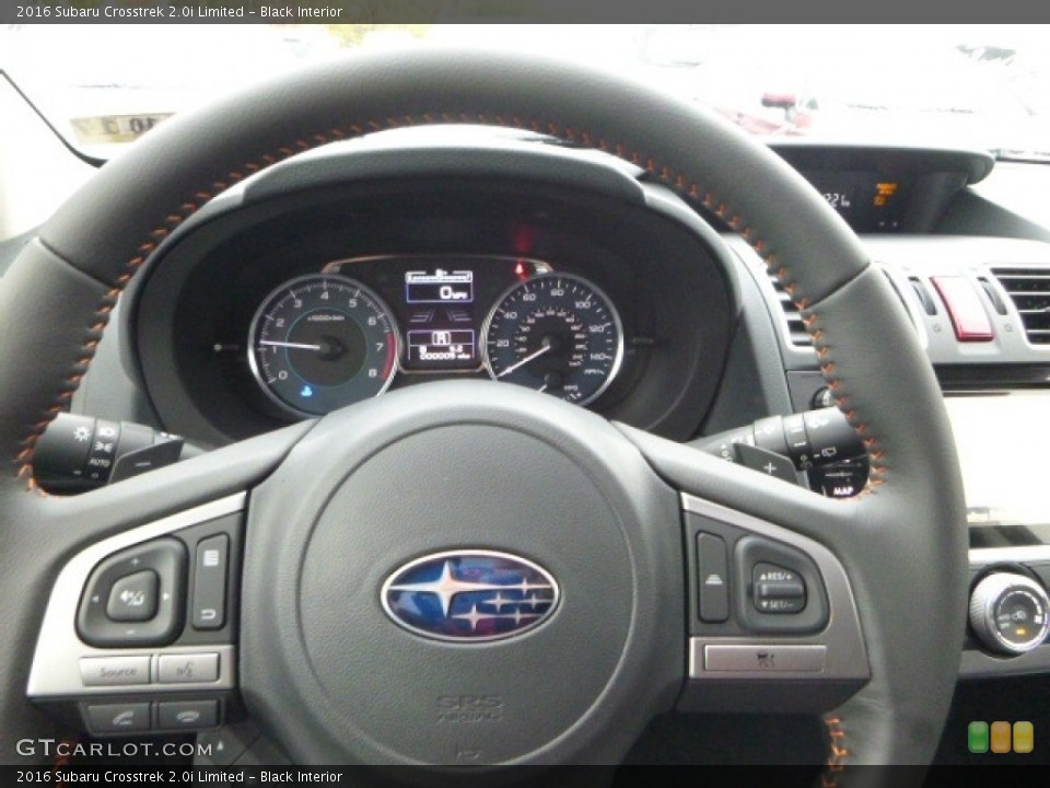 Black Interior Steering Wheel for the 2016 Subaru Crosstrek 2.0i Limited #116524875