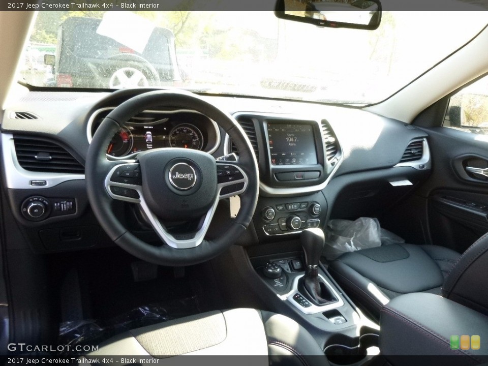 Black Interior Dashboard for the 2017 Jeep Cherokee Trailhawk 4x4 #116527869