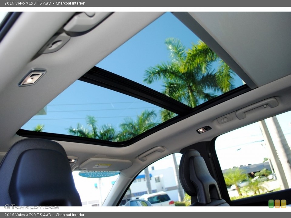 Charcoal Interior Sunroof for the 2016 Volvo XC90 T6 AWD #116527974