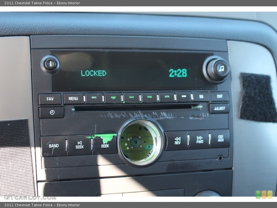 Ebony Interior Controls for the 2011 Chevrolet Tahoe Police #116529291