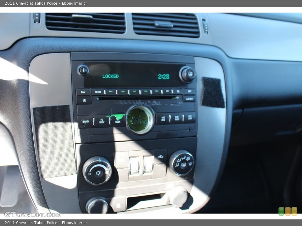 Ebony Interior Controls for the 2011 Chevrolet Tahoe Police #116529312
