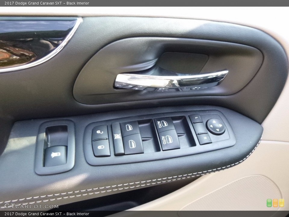 Black Interior Controls for the 2017 Dodge Grand Caravan SXT #116529607