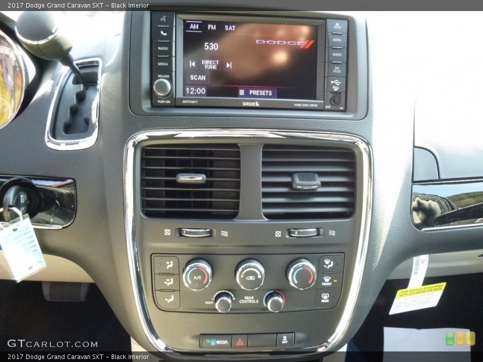 Black Interior Controls for the 2017 Dodge Grand Caravan SXT #116529687