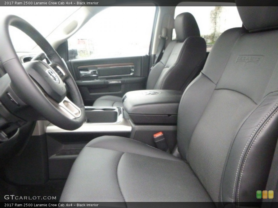 Black Interior Photo for the 2017 Ram 2500 Laramie Crew Cab 4x4 #116533011