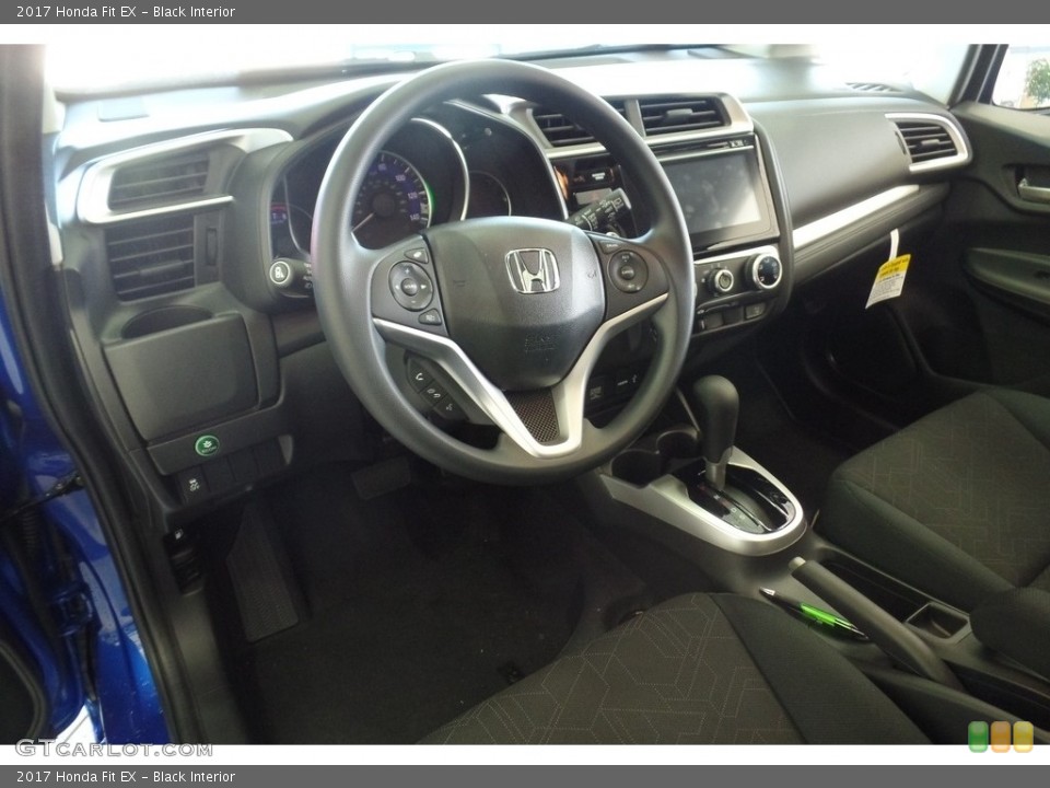 Black 2017 Honda Fit Interiors