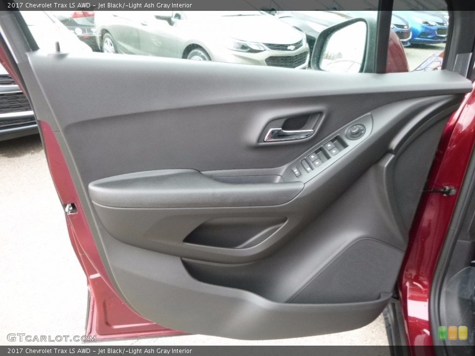 Jet Black/­Light Ash Gray Interior Door Panel for the 2017 Chevrolet Trax LS AWD #116536335