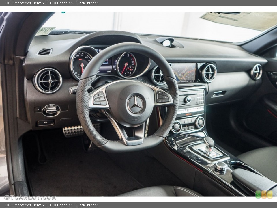 Black 2017 Mercedes-Benz SLC Interiors