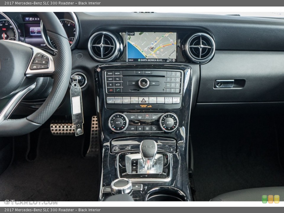 Black Interior Controls for the 2017 Mercedes-Benz SLC 300 Roadster #116540691