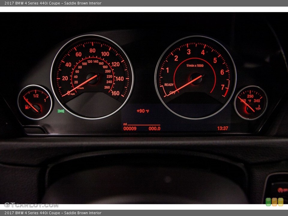 Saddle Brown Interior Gauges for the 2017 BMW 4 Series 440i Coupe #116541984