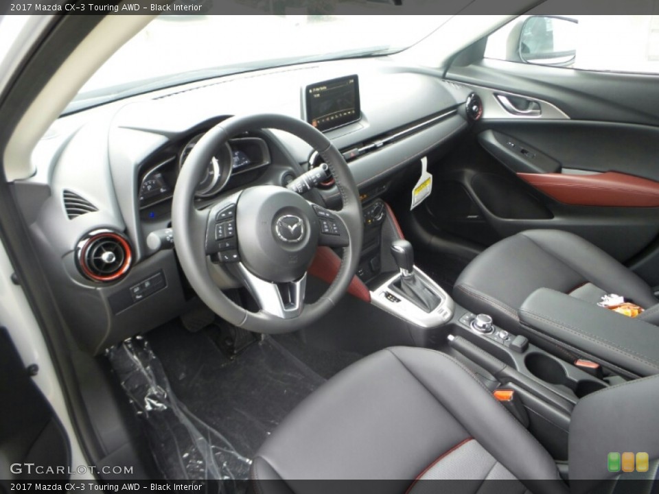 Black Interior Photo for the 2017 Mazda CX-3 Touring AWD #116545926