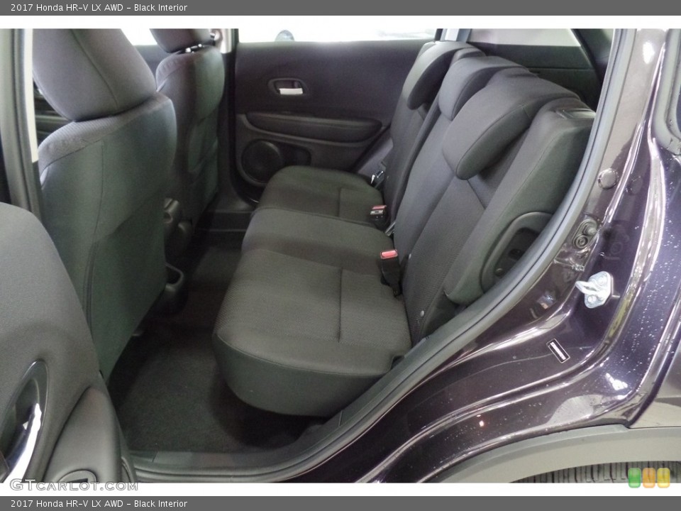 Black Interior Rear Seat for the 2017 Honda HR-V LX AWD #116550474