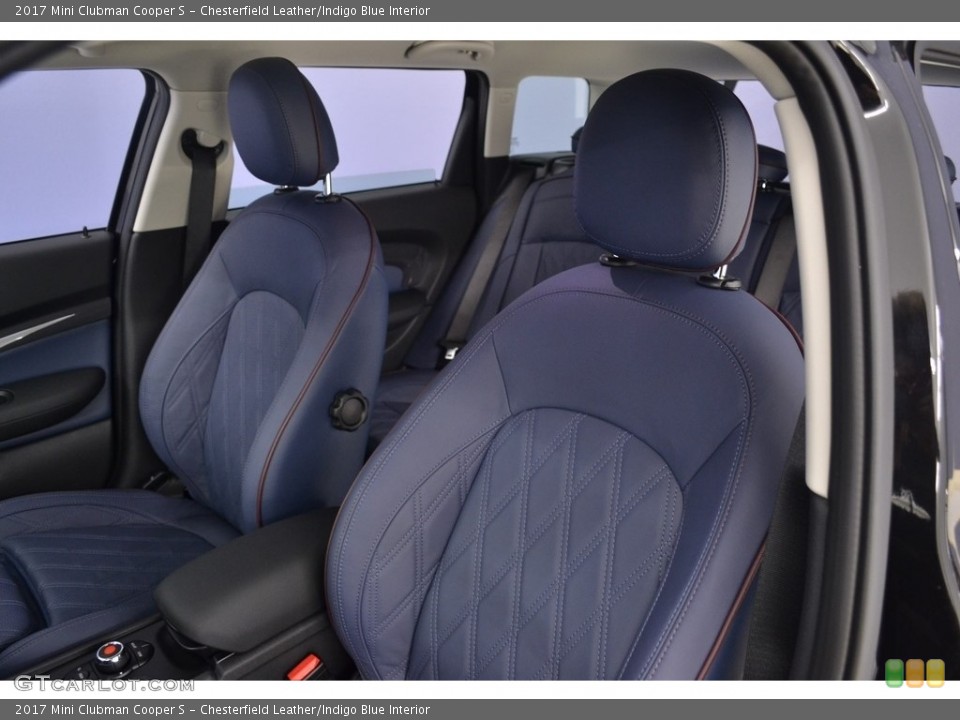 Chesterfield Leather/Indigo Blue Interior Front Seat for the 2017 Mini Clubman Cooper S #116552181