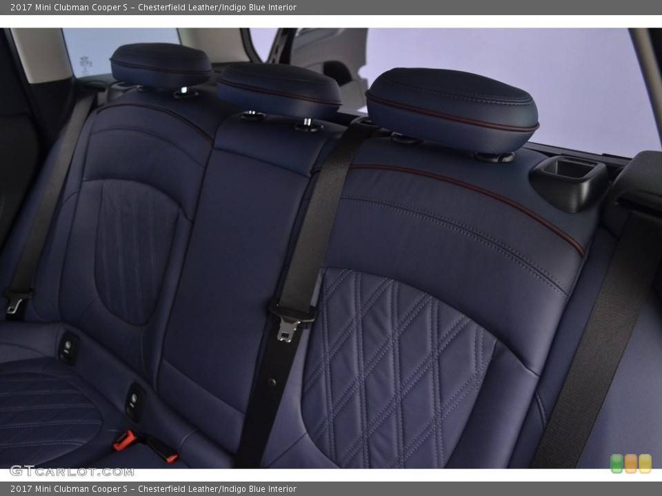 Chesterfield Leather/Indigo Blue Interior Rear Seat for the 2017 Mini Clubman Cooper S #116552205