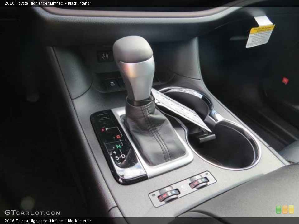 Black Interior Transmission for the 2016 Toyota Highlander Limited #116553042