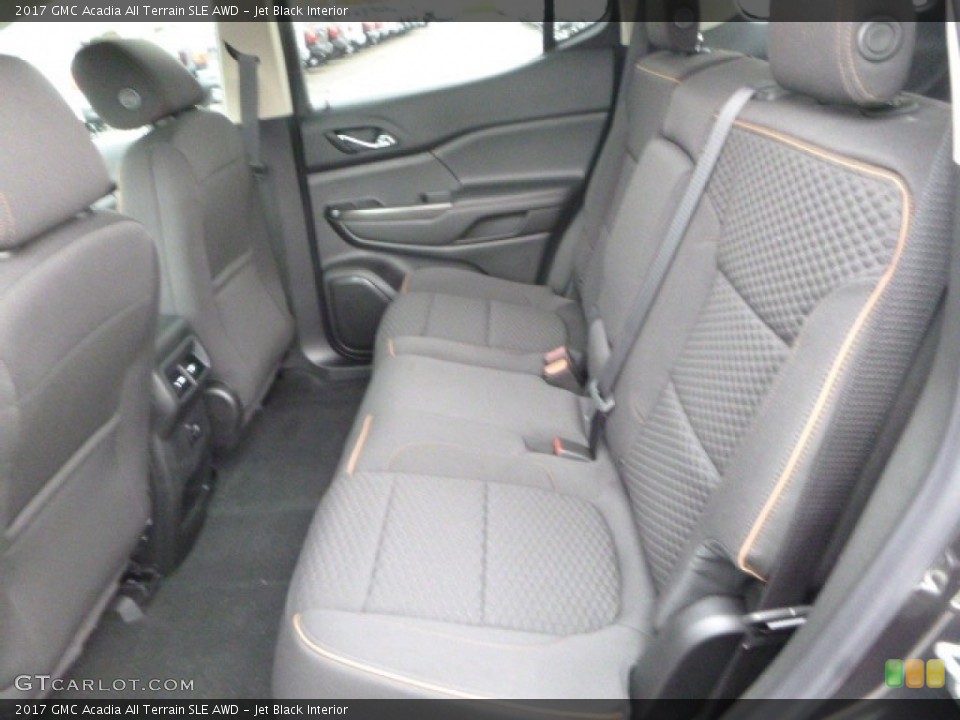 Jet Black Interior Rear Seat for the 2017 GMC Acadia All Terrain SLE AWD #116557603