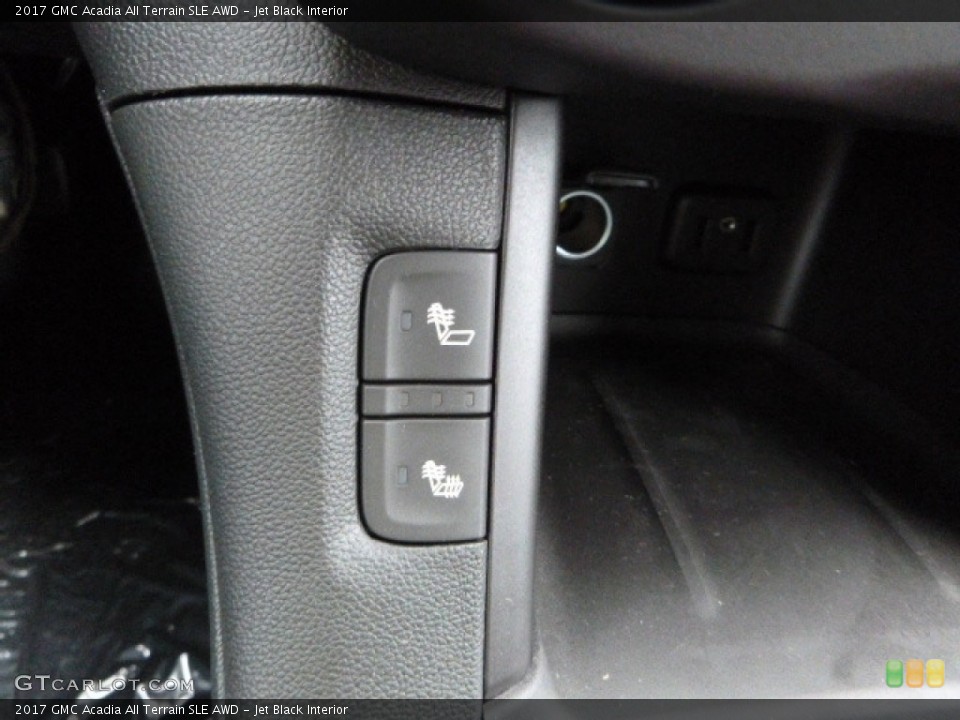 Jet Black Interior Controls for the 2017 GMC Acadia All Terrain SLE AWD #116557873