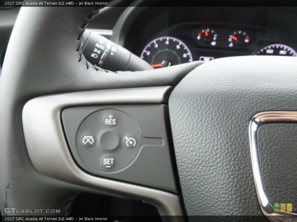 Jet Black Interior Controls for the 2017 GMC Acadia All Terrain SLE AWD #116557951