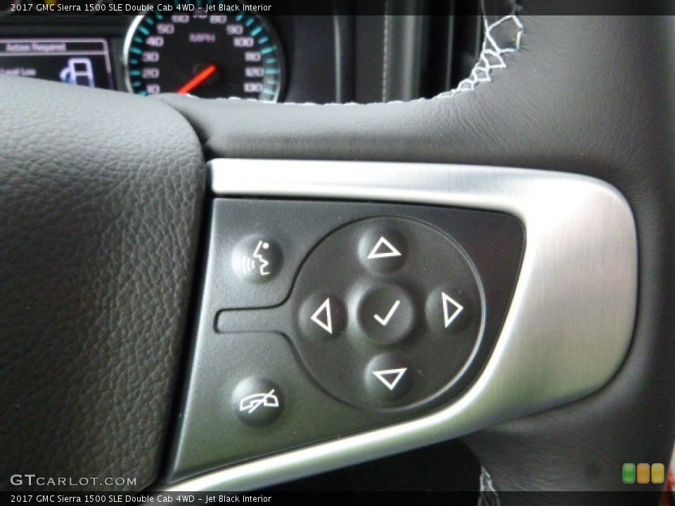 Jet Black Interior Controls for the 2017 GMC Sierra 1500 SLE Double Cab 4WD #116558337