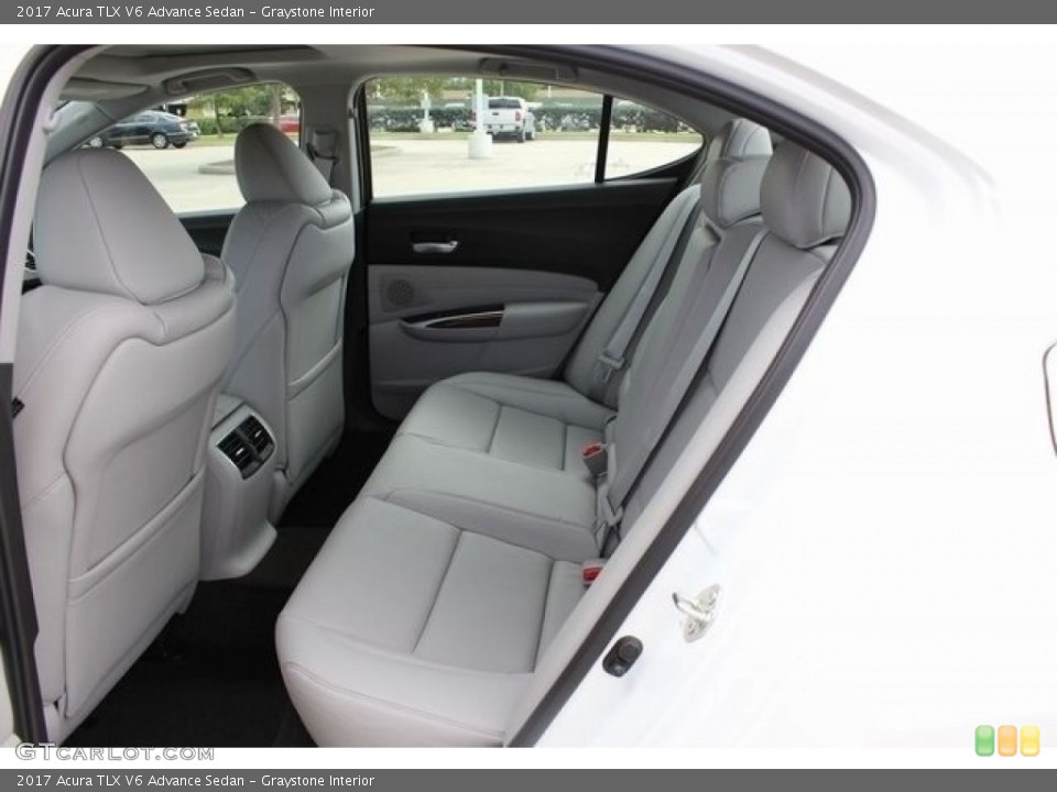 Graystone Interior Rear Seat for the 2017 Acura TLX V6 Advance Sedan #116562946