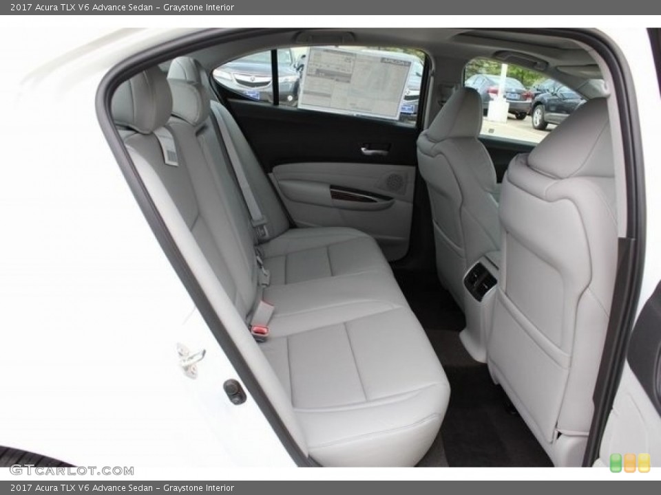 Graystone Interior Rear Seat for the 2017 Acura TLX V6 Advance Sedan #116563018