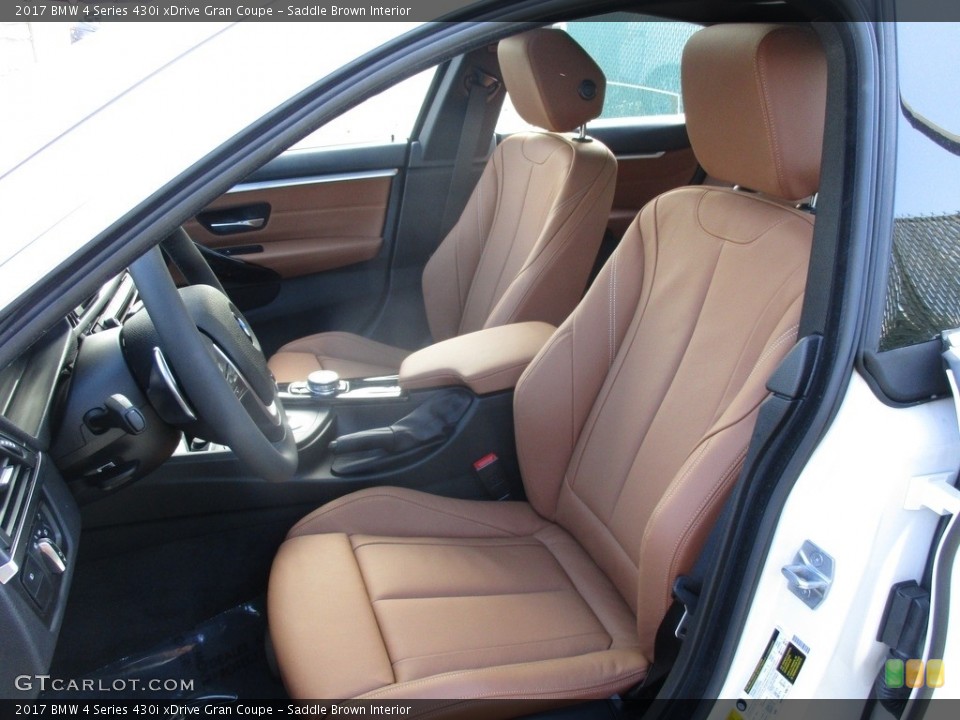 Saddle Brown Interior Front Seat for the 2017 BMW 4 Series 430i xDrive Gran Coupe #116563043