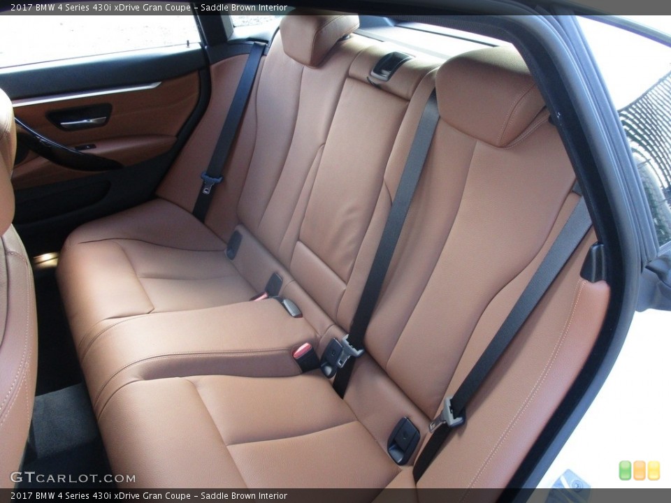 Saddle Brown Interior Rear Seat for the 2017 BMW 4 Series 430i xDrive Gran Coupe #116563069