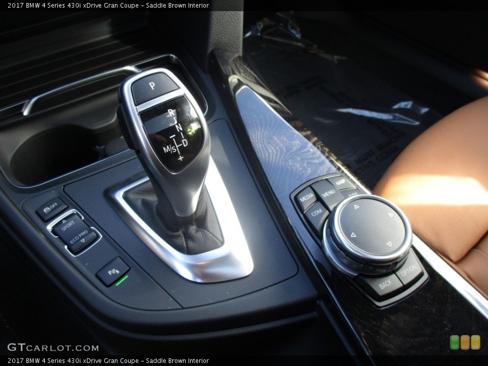 Saddle Brown Interior Transmission for the 2017 BMW 4 Series 430i xDrive Gran Coupe #116563129