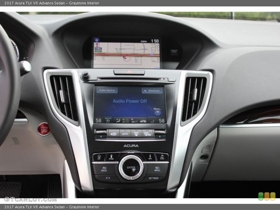 Graystone Interior Controls for the 2017 Acura TLX V6 Advance Sedan #116563183