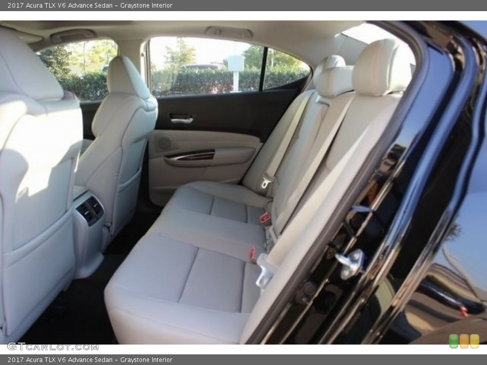 Graystone Interior Rear Seat for the 2017 Acura TLX V6 Advance Sedan #116563885