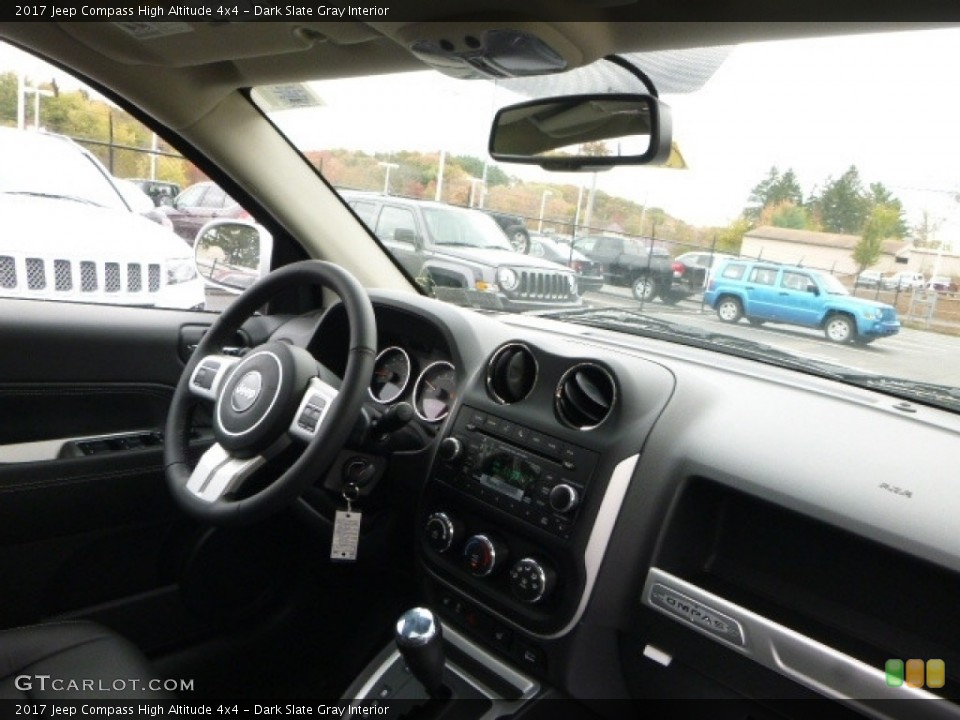 Dark Slate Gray Interior Dashboard for the 2017 Jeep Compass High Altitude 4x4 #116565982