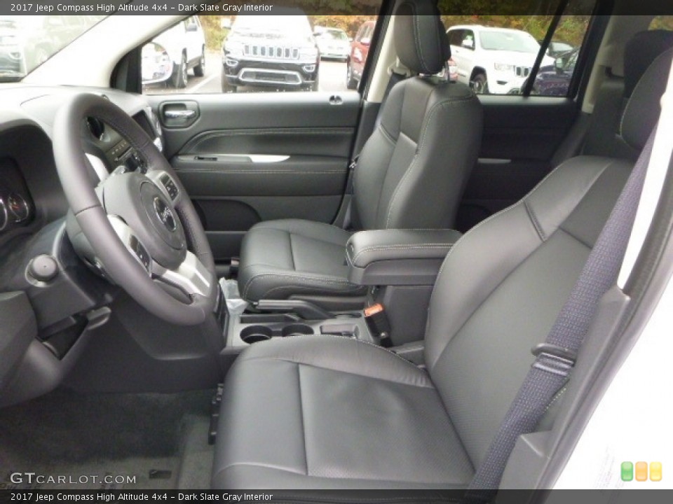 Dark Slate Gray Interior Photo for the 2017 Jeep Compass High Altitude 4x4 #116566069