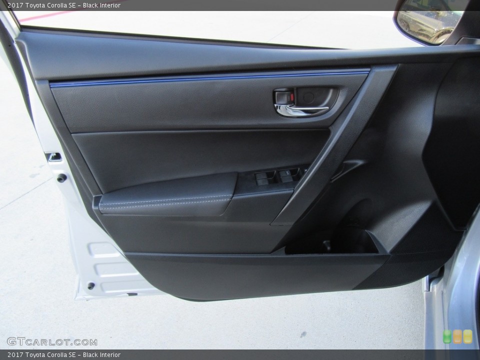 Black Interior Door Panel for the 2017 Toyota Corolla SE #116568988